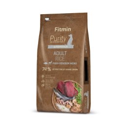 FITMIN dog Purity Rice Adult Fish & Venison 12kg