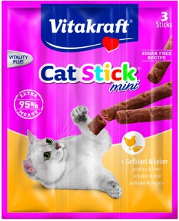 VITAKRAFT CAT STICK MINI 3szt drób/wątróbka