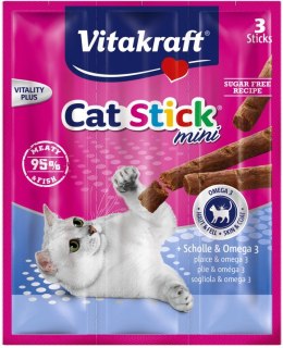 VITAKRAFT CAT STICK MINI 3szt flądra/omega3
