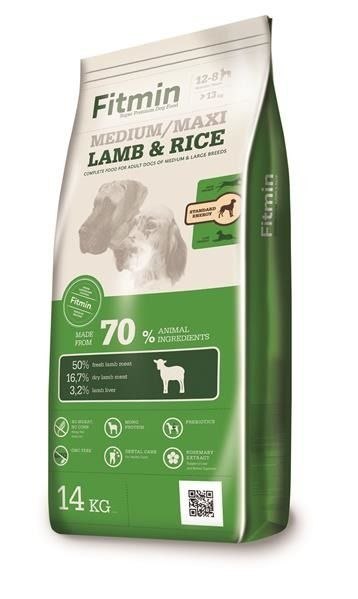 FITMIN dog Medium Maxi Lamb & Rice 14kg