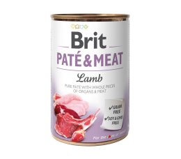 BRIT PATE & MEAT LAMB puszka dla psa z jagnięciną 400g