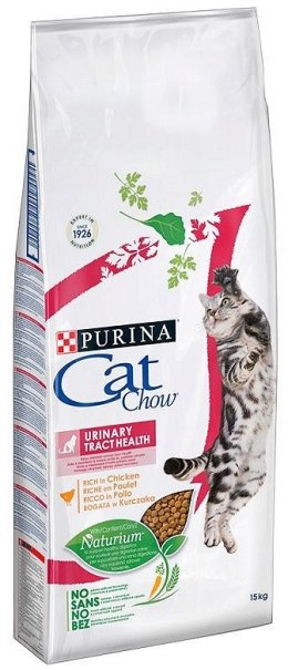 PURINA CAT CHOW SPECIAL CARE UTH Bogata w kurczaka 12kg + 3kg GRATIS
