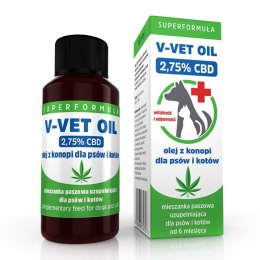 V-VET OIL - Olej z konopi dla psów i kotów