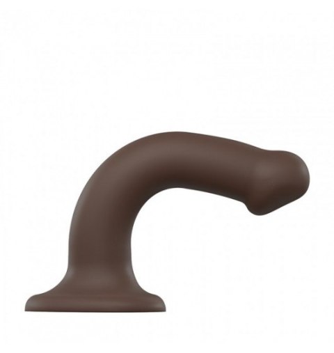 Silicone Bendable Dildo Double Density Chocolate M