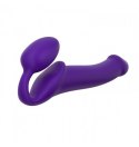 Strap-on-me Silicone bendable strap-on Purple L