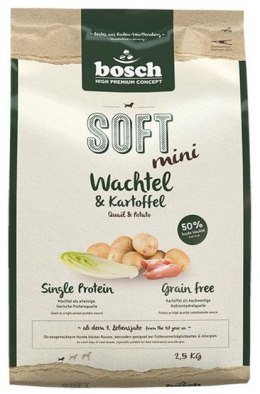 Bosch Soft Mini Przepiórka & Ziemniak 2,5kg
