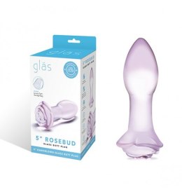 Glas - Rosebud Glass Butt Plug