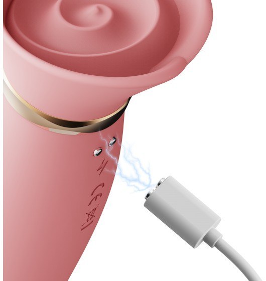 Zalo Rose Vibrator Strawberry Pink