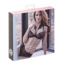 Petitenoir Tulle BPetitenoir Set out of plunge underwired bra with embroidery and briefody Ouvert S