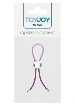 Adjustable Love Ring Purple
