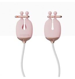 Qingnan No.2 Vibrating Nipple Clamps Pink