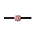 Qingnan No.2 Vibrating Nipple Clamps and Choker Set Pink