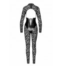 F299 Enigma lace catsuit with underbust bodice M