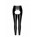 F304 Taboo wetlook leggings with open crotch and bum M