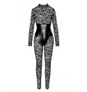 F299 Enigma lace catsuit with underbust bodice XL